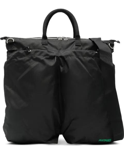 Helmet top-handle tote bag by OAMC