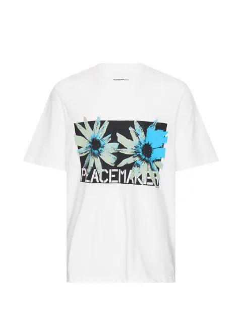 Peacemaker flower-print regular cotton T-shirt by OAMC PEACEMAKER