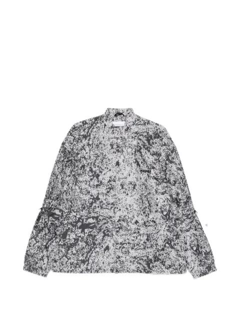 Tech splatter-print shirt jacket by OAMC PEACEMAKER