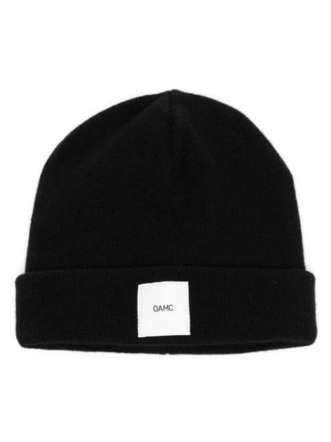 Whistler logo-patch beanie by OAMC