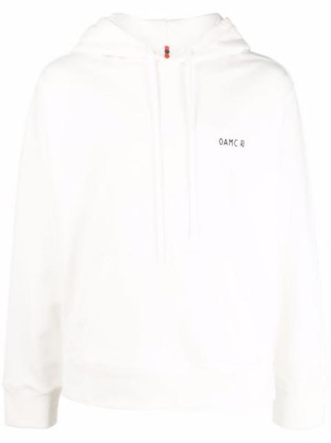 abstract-print hoodie by OAMC