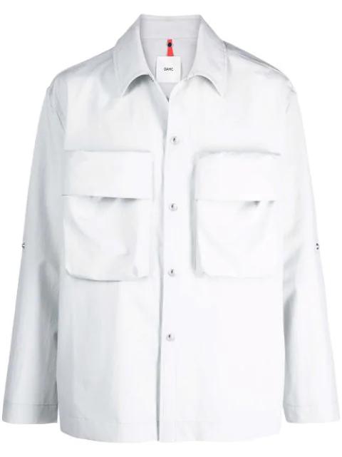 chest-pocket shirt jacket by OAMC
