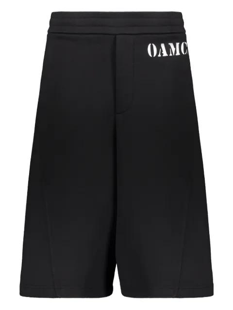 drawstring-waist logo shorts by OAMC