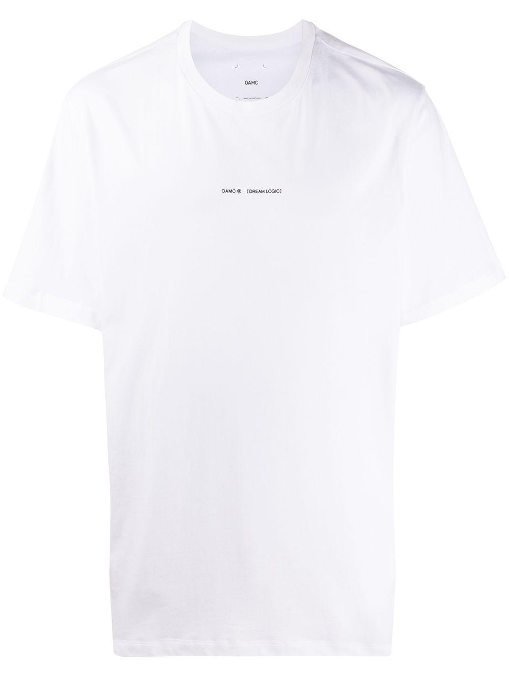 logo floral print T-shirt by OAMC