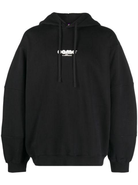 logo-patch cotton hoodie by OAMC