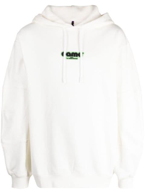 logo-patch cotton hoodie by OAMC