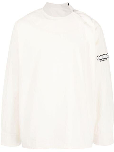 logo-patch cotton shirt by OAMC