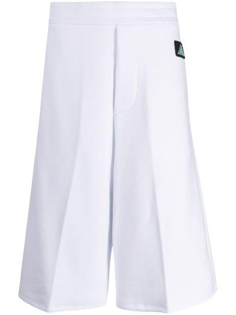 logo-patch cotton track shorts by OAMC