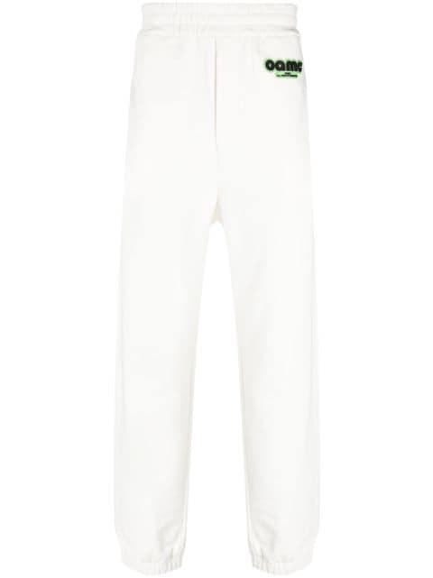 logo-patch jersey track pant by OAMC
