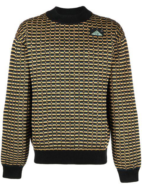 logo-patch knit jumper by OAMC