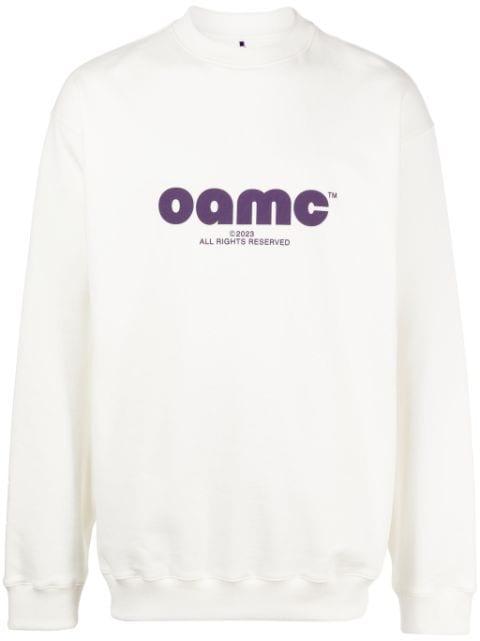 logo-print crew-neck sweatshirt by OAMC