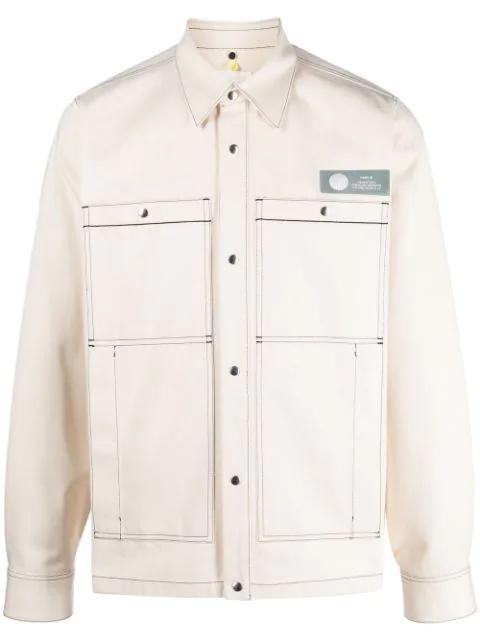 patch pocket shirt jacket by OAMC