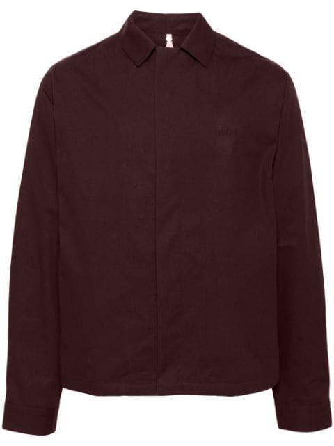 photograph-print shirt jacket by OAMC