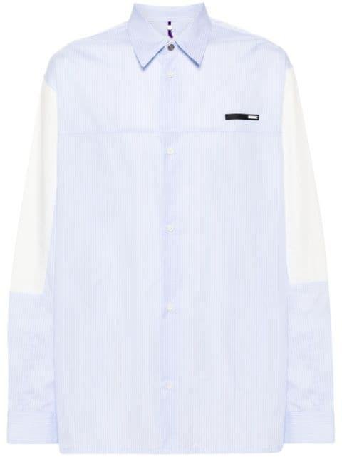 stripe-pattern cotton shirt by OAMC
