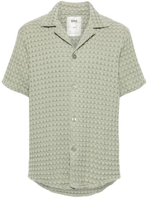 Cuba camp-collar shirt by OAS COMPANY