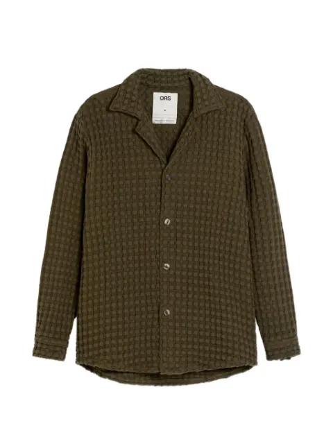 Turtle waffle long-sleeves shirt by OAS COMPANY