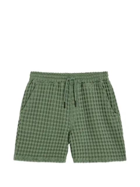 Waffle Porto textured drawstring shorts by OAS COMPANY