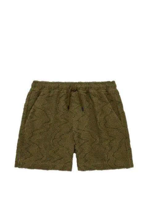 jacquard-knit drawstring shorts by OAS COMPANY