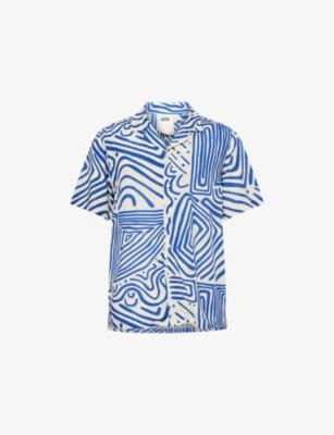 Eldovado Graphic-Pattern Woven Shirt by OAS