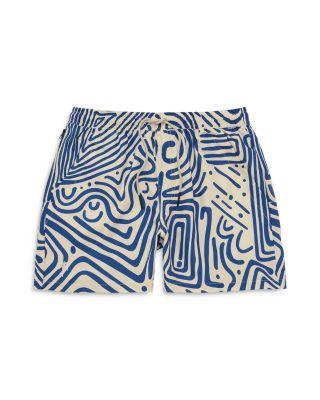 Eldovado Relaxed Staight Fit 4.7" Swim Trunks by OAS