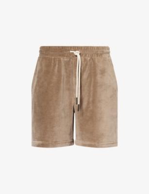 Morel Cotton-Blend Velour Shorts by OAS