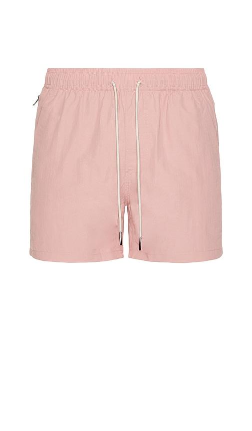 OAS Blush Nylon Swim Shorts in Blush by OAS