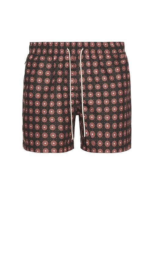 OAS Coffee Lumo Swim Shorts in Black by OAS