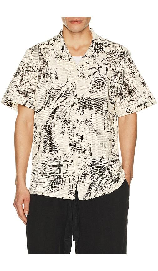 OAS Gensou Cuba Shirt in Cream by OAS