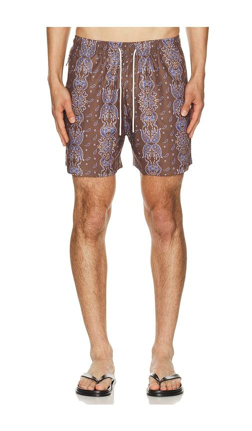 OAS Itaca Swim Shorts in Brown by OAS