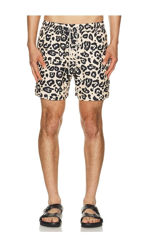 OAS Leo Swim Shorts in Tan by OAS