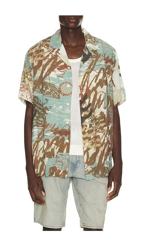 OAS Montara Rocco Shirt in Slate,Beige by OAS