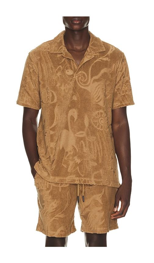 OAS Polo Shirt in Brown by OAS