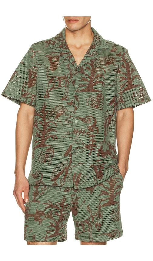 OAS Poplan Cuba Shirt in Green by OAS