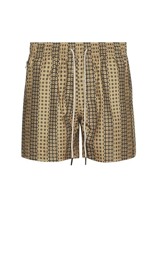 OAS Regalia Swim Shorts in Brown by OAS