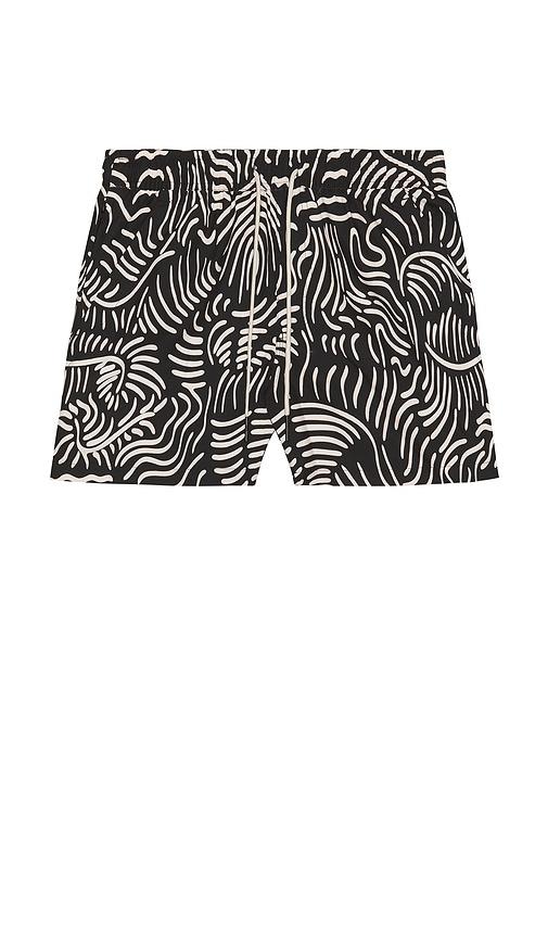 OAS Tar Lorenzo Swim Shorts in Black by OAS