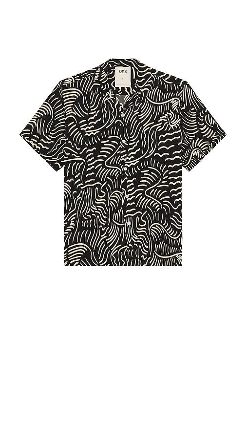 OAS Tar Lorenzo Viscose Shirt in Black by OAS