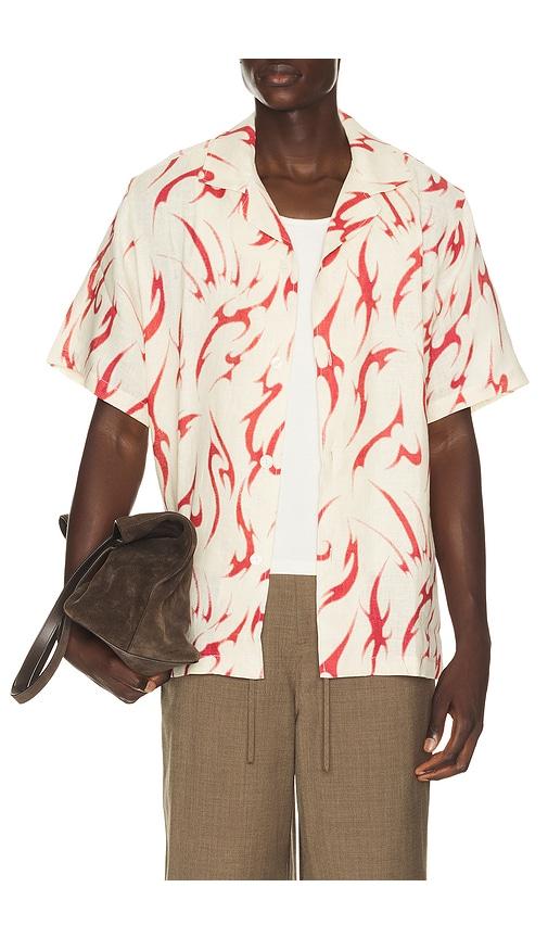 OAS Tribalo Cuba Shirt in Red by OAS