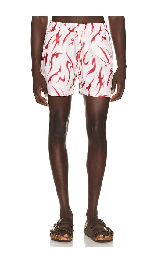 OAS Tribalo Swim Shorts in Red by OAS