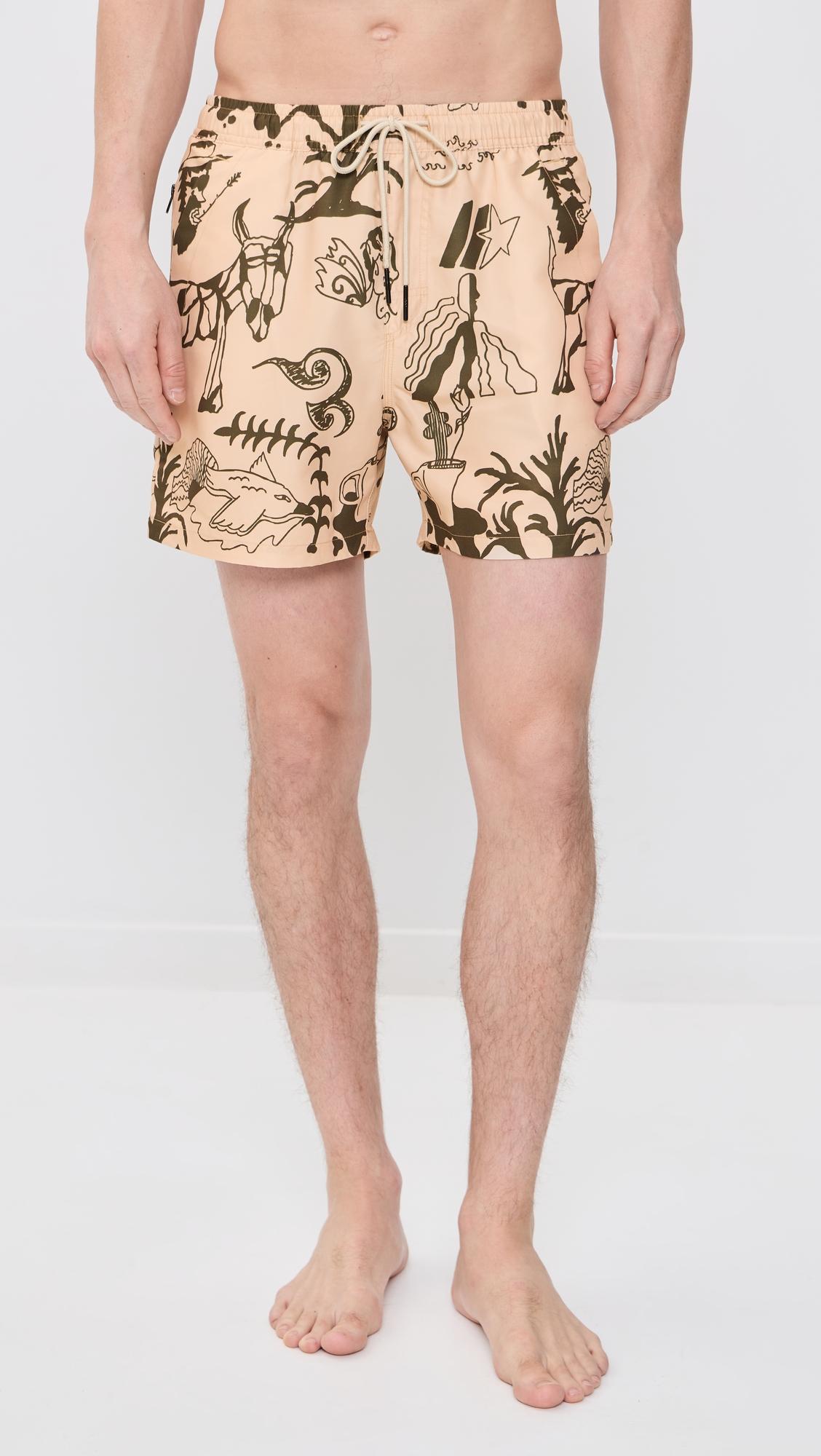 Poplan Swim Shorts 5" by OAS