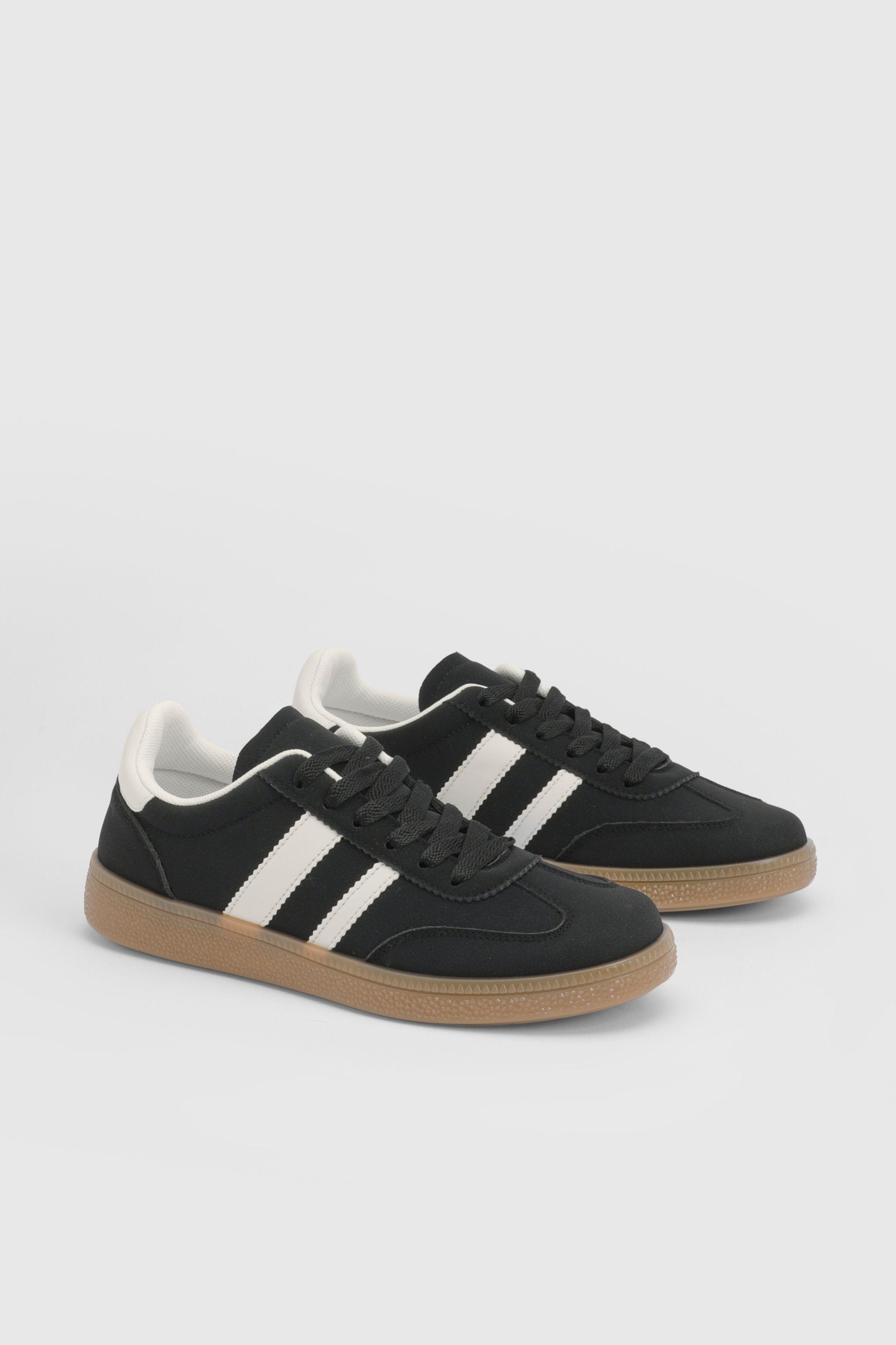 Erin Faux Suede Lace Up Trainers by OASIS