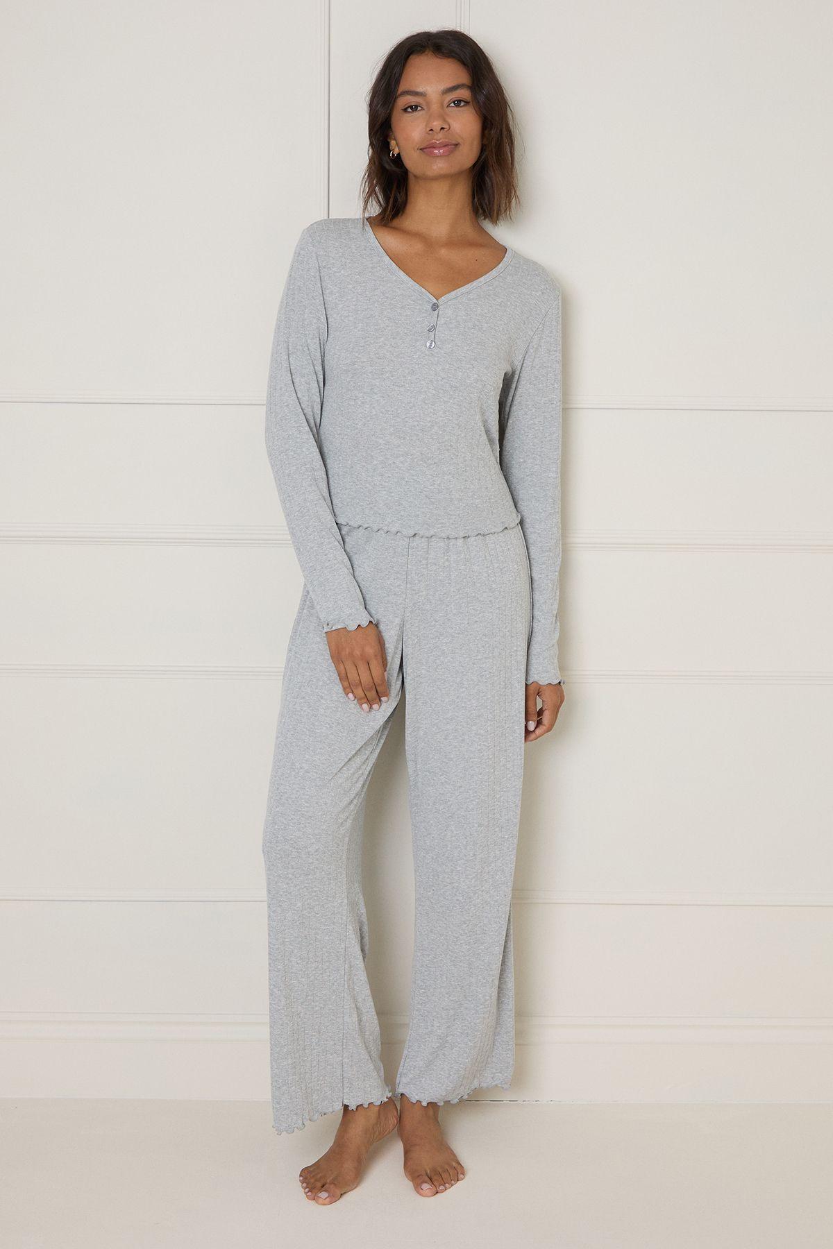 Pointelle Jersey Pyjama Set by OASIS