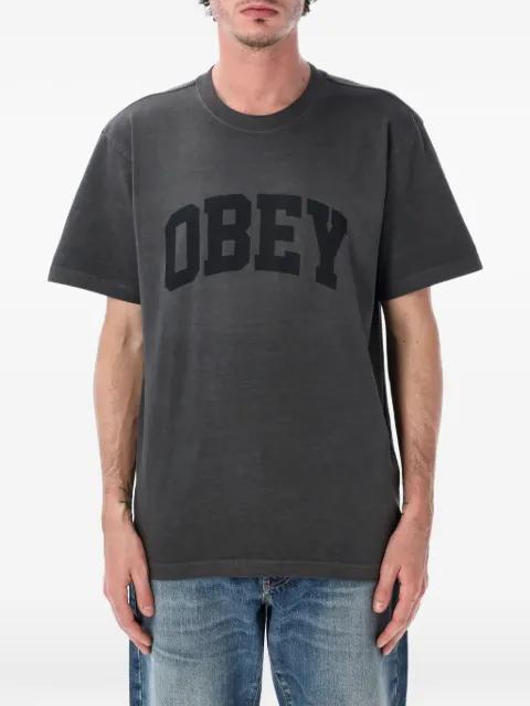 Collegiate logo-print T-shirt by OBEY