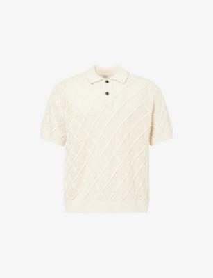 Eryk Short-Sleeve Knitted Polo Top by OBEY
