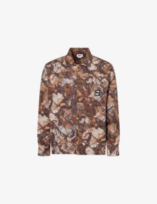 Fence Camouflage Cotton Shirt by OBEY
