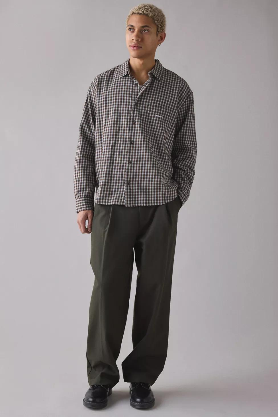 OBEY Andy Bigwig Woven Long Sleeve Shirt by OBEY