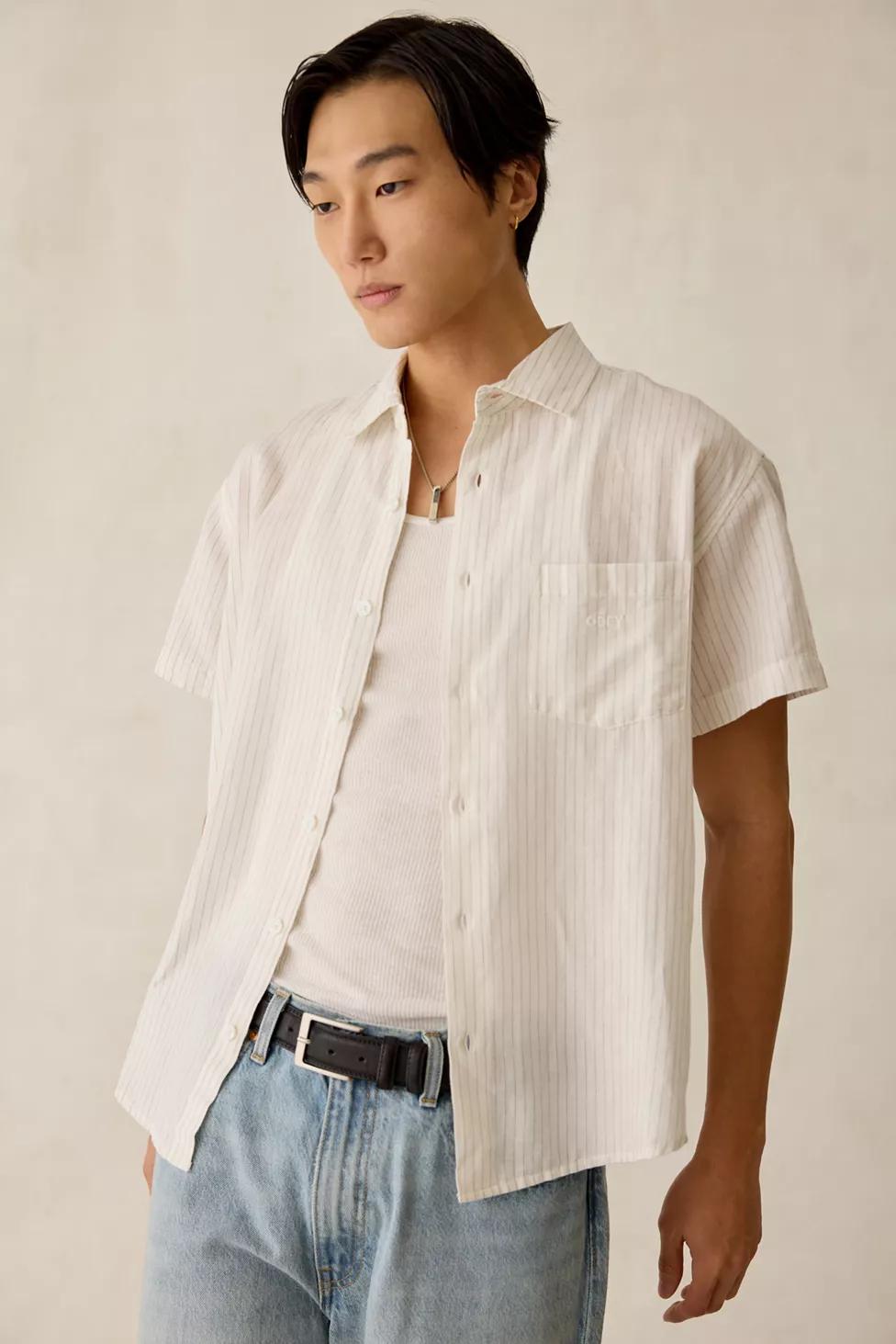 OBEY Barry Woven Button-Down Shirt by OBEY