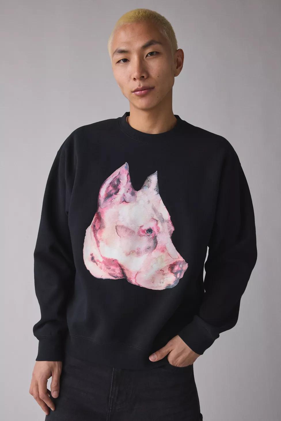 OBEY Pit Crew Pullover Crew Neck Sweatshirt by OBEY