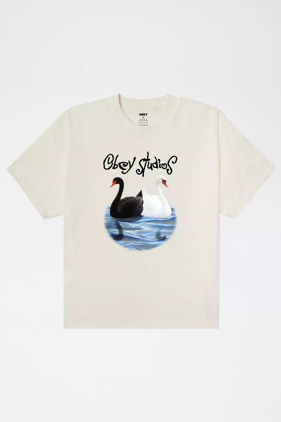 OBEY Studios Swan Graphic Tee by OBEY