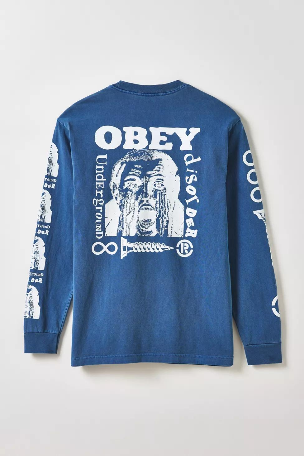 OBEY Underground Disorder Graphic Long Sleeve Tee by OBEY