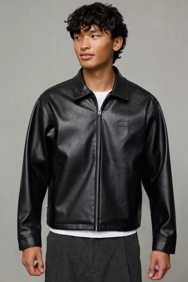 OBEY Workman Faux Leather Jacket by OBEY
